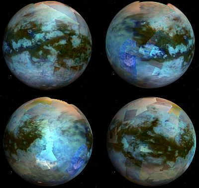 Research team pieces together the surface of Titan moon with Visual and Infrared Mapping Spectrometer (VIMS)