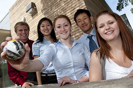 Rice University students use a vision-based tool with sensors to perform qualitative analysis of a baseball pitcher's grip and pitching technique
