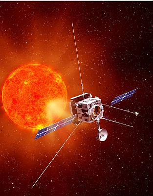 SoloHI instrument, an optical telescope under development at the Naval Research Laboratory, will be launched as part of a European Space Agency Solar Orbiter mission to study the sun. Photo: NASA
