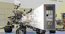 A unique calibration target helps calibrate images captured by the Mars Hand Lens adjustable-focus, color Imager (MAHLI) A unique calibration target helps calibrate images captured by the Mars Hand Lens adjustable-focus, color Imager (MAHLI)