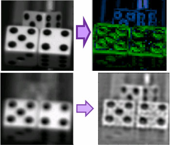 Image sensors detect depth data