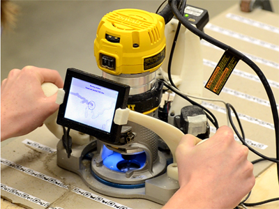 Vision-based cutting tool compensates for human error