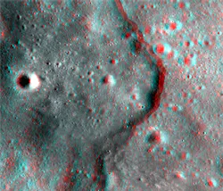 NASA publishes 3-D images of the moon NASA publishes 3-D images of the moon