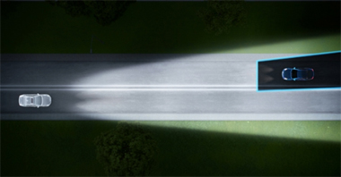 Camera helps control active high beam