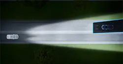 Camera helps control active high beam Camera helps control active high beam