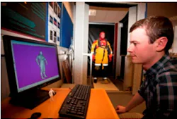 Offshore workers scanned in 3-D Offshore workers scanned in 3-D