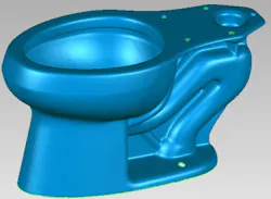 Scanner accelerates production of toilet bowls Scanner accelerates production of toilet bowls