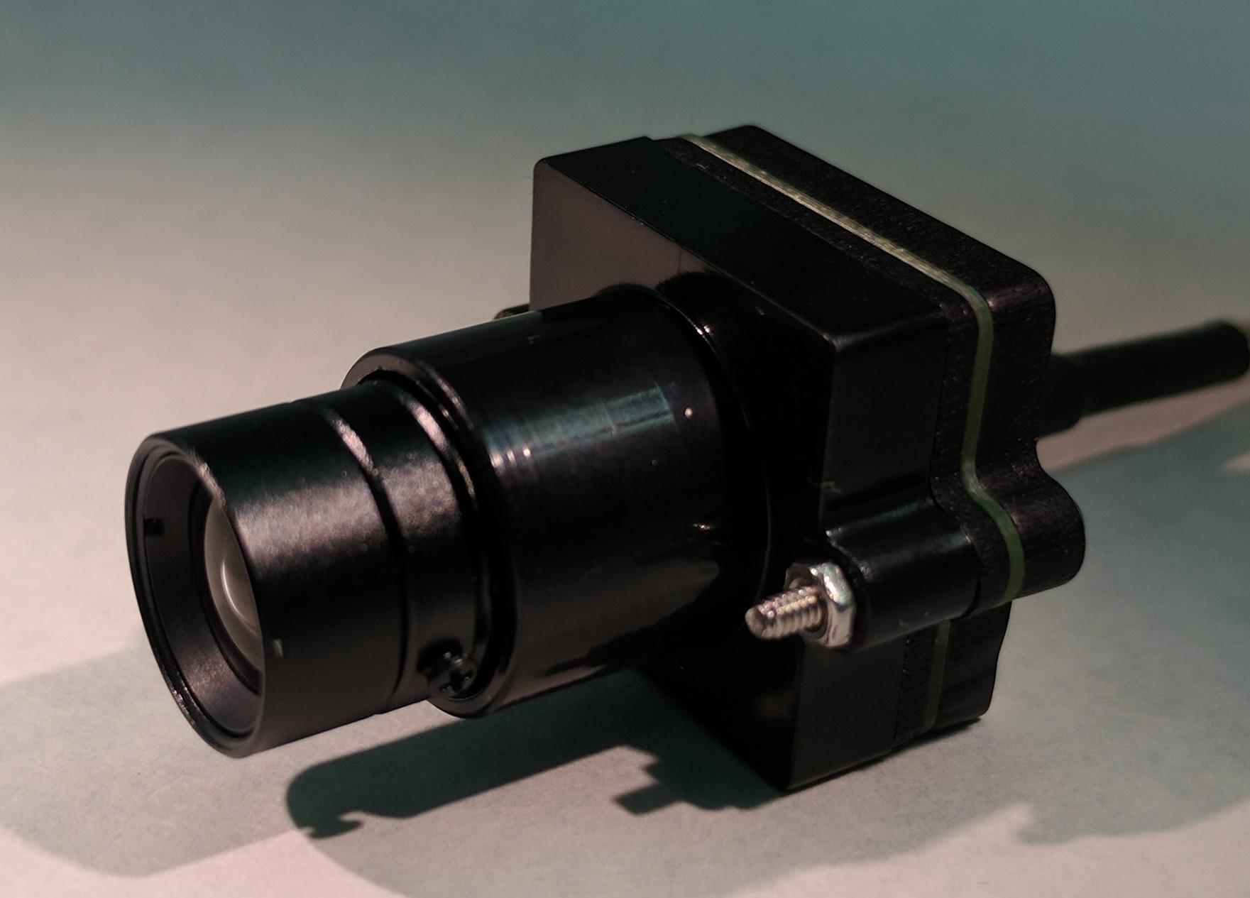 SV035B camera, small size,& NTSC or PAL analog video output over RG-179 coax.