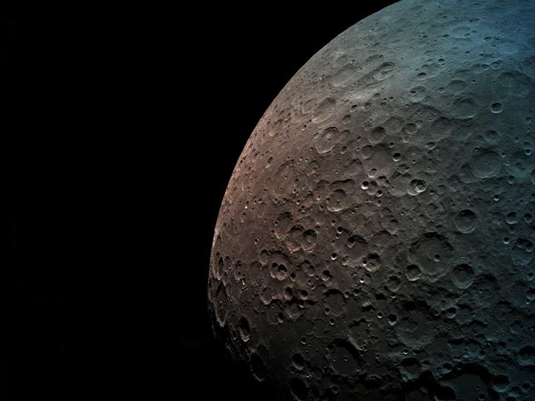 Images of the moon's far side taken by Israel's Beresheet spacecraft. SpaceIL