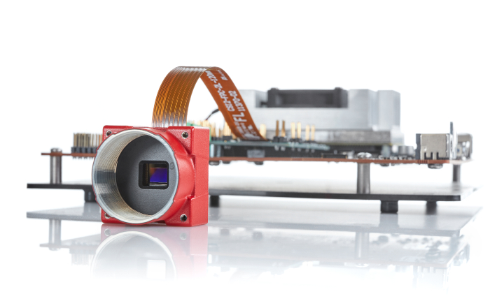 Figure 1: Made in bare board, open housing, and closed housing form factors, Alvium embedded vision cameras from Allied Vision feature a proprietary ASIC for embedded vision processing.