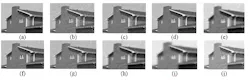 Figure 6: Pictured here are visual results for various denoising techniques (a) Wavelet transform (b) Curvature filter (c) Shearlet transform (d) NLM filter (e) Gaussian filter (f) BM3D (g) Anisotropic diffusion (h) Bilateral filter (i) Guided filter (j) WLS filter at Sigma 30. Figure 6: Pictured here are visual results for various denoising techniques (a) Wavelet transform (b) Curvature filter (c) Shearlet transform (d) NLM filter (e) Gaussian filter (f) BM3D (g) Anisotropic diffusion (h) Bilateral filter (i) Guided filter (j) WLS filter at Sigma 30.