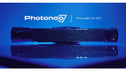 Figure 7. Photoneo's MotionCam-3D 3D camera. (Photo courtesy of Photoneo.) Figure 7. Photoneo's MotionCam-3D 3D camera. (Photo courtesy of Photoneo.)