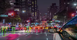 Figure 3: The pairing of thermal cameras and software enables improved detection and classification of pedestrians, bicyclists and other objects in any lighting conditions. Figure 3: The pairing of thermal cameras and software enables improved detection and classification of pedestrians, bicyclists and other objects in any lighting conditions.