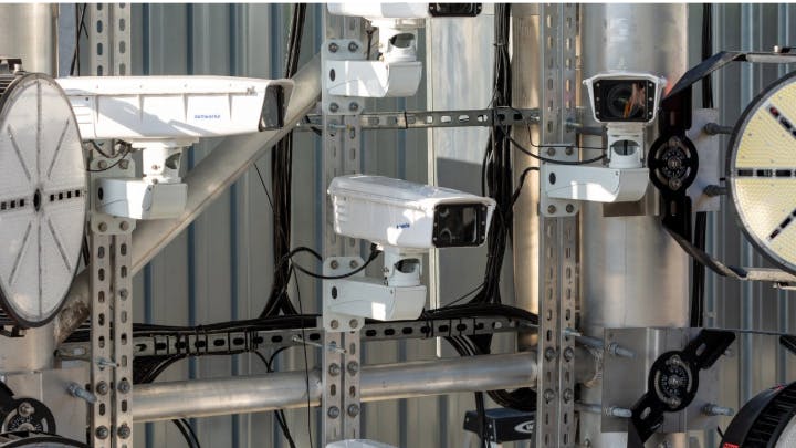 Figure 1: To spot defects on moving trains, Norfolk Southern Railway is building train inspection portals on tracks in the United States.