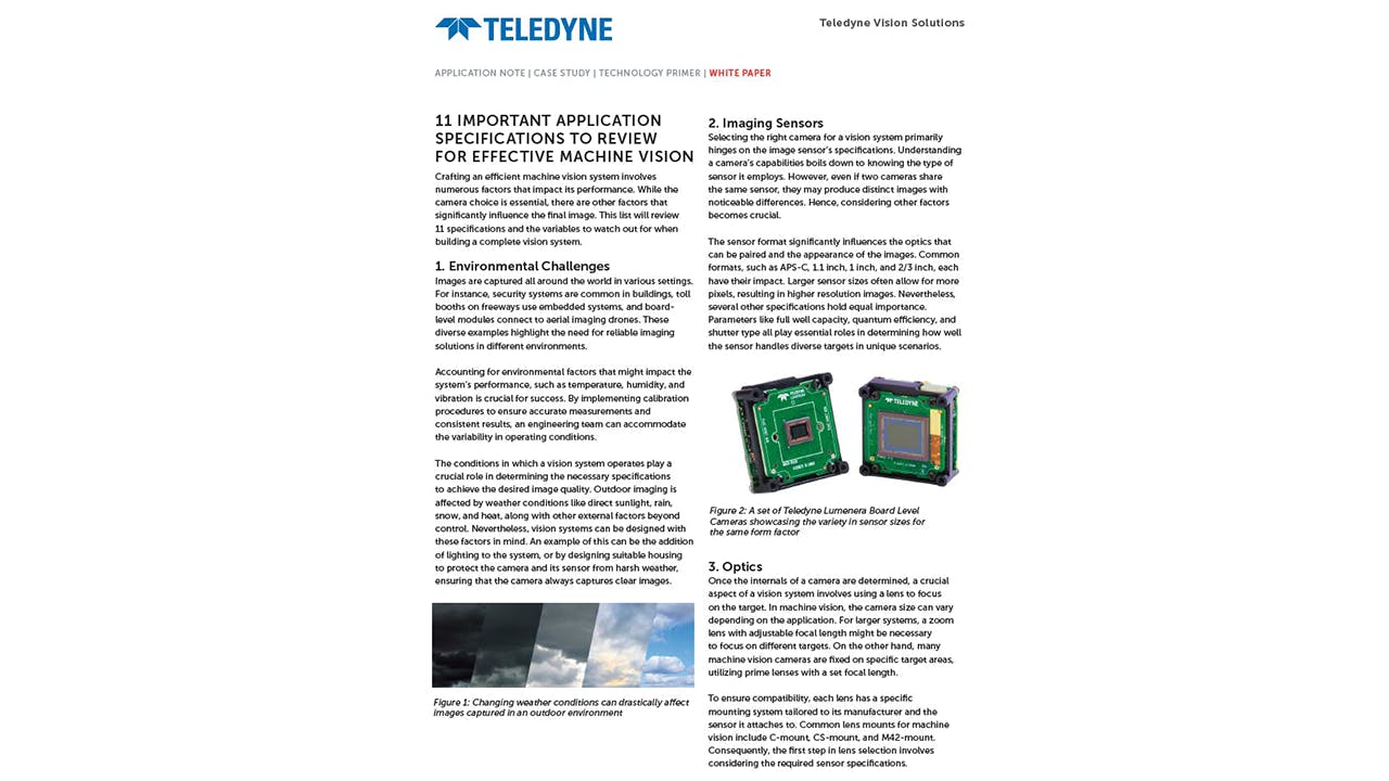 Effective Machine Vision