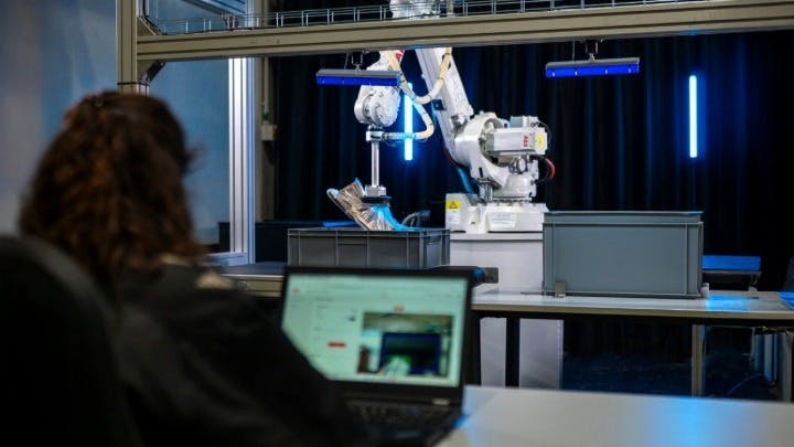 FIgure 1: ABB and LandingAI announced a collaboration to integrate LandingAI's computer vision software into ABB's robotics programming tools.