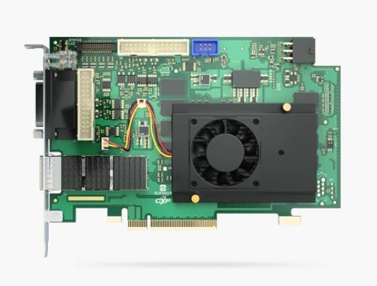 100G CoaXPress-over-Fiber frame grabber