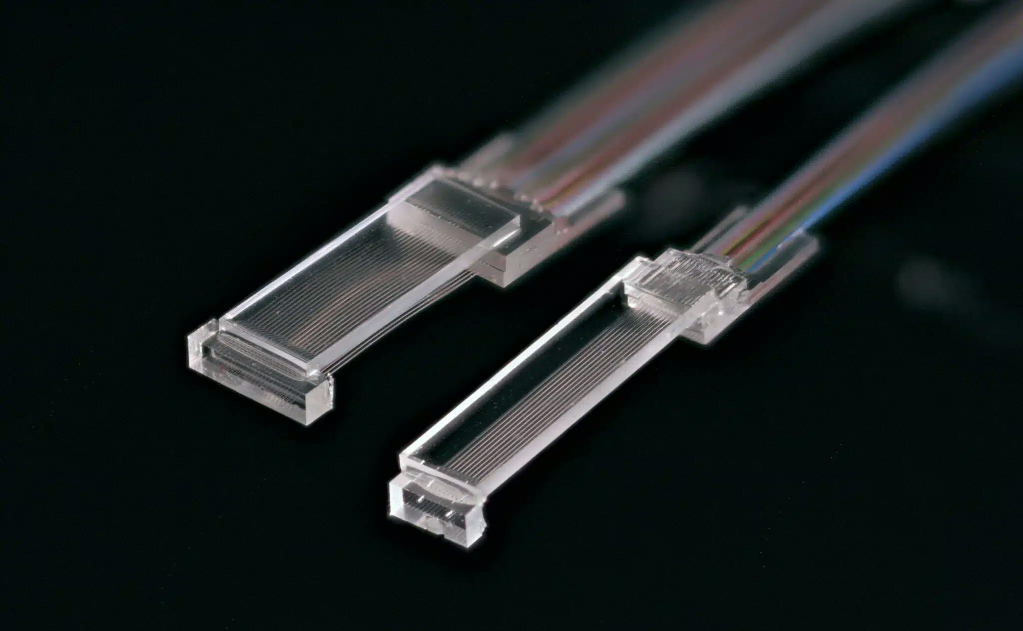 From 12 to 24-Channel High Accuracy Fiber Arrays for Quantum Photonic Computing