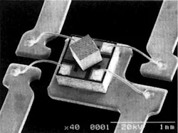 Internal structure of the thin film high sensitivity Hall element Internal structure of the thin film high sensitivity Hall element
