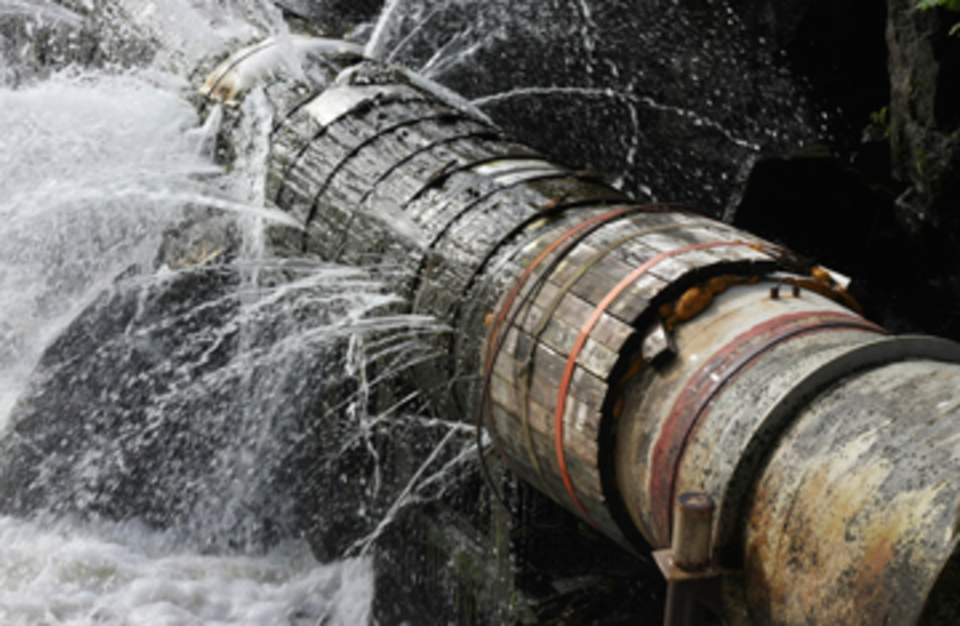 Old Leaking Pipe