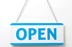 open for business open for business