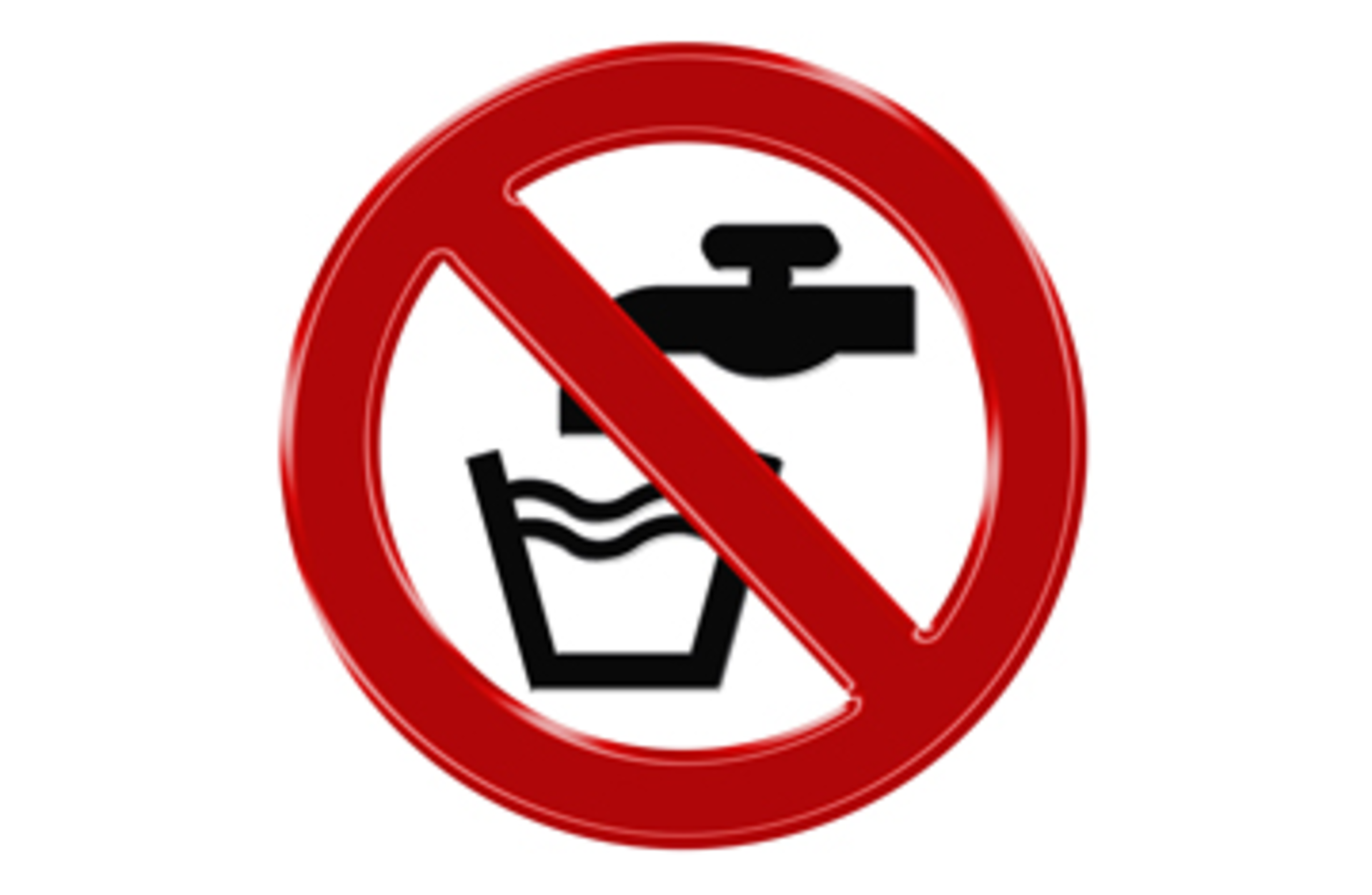 contaminant; do not drink