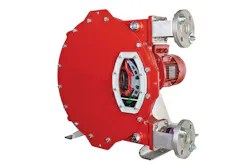 Hose pumps provided considerable cost savings and an improved environmental solution. Photos courtesy of Watson-Marlow Fluid Technology Group. Hose pumps provided considerable cost savings and an improved environmental solution. Photos courtesy of Watson-Marlow Fluid Technology Group.