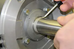 Abearings Figure 4 Painting Shaft With Colloidal Silver Abearings Figure 4 Painting Shaft With Colloidal Silver