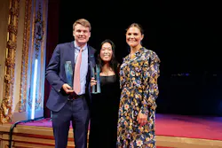 Ryan Thorpe and Rachel Chang with HRH Crown Princess Victoria of Sweden. Image courtesy of SIWI Ryan Thorpe and Rachel Chang with HRH Crown Princess Victoria of Sweden. Image courtesy of SIWI