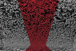 Figure 2. This asymmetrical filter media structure enables more consistent retention, which better inhibits biofilm growth. Figure 2. This asymmetrical filter media structure enables more consistent retention, which better inhibits biofilm growth.