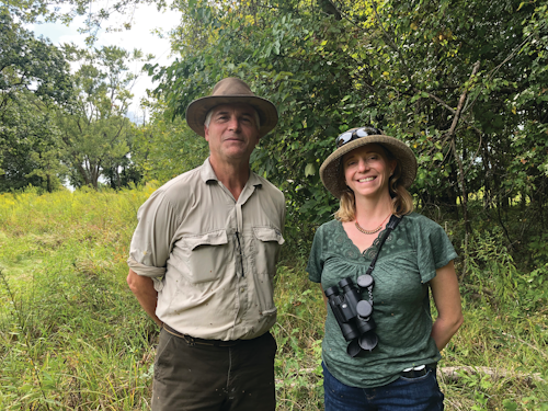 David Hague of Coyote Run Farm manages a reforestation project in Ohio through the Ohio River Basin Water Quality Trading project.
