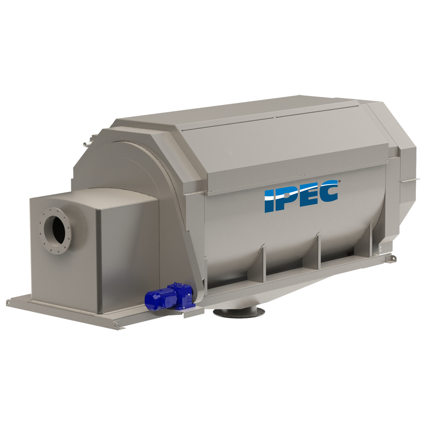JWC&rsquo;s IPEC rotary drum screen uses a wedge wire screen to minimize wash water use.