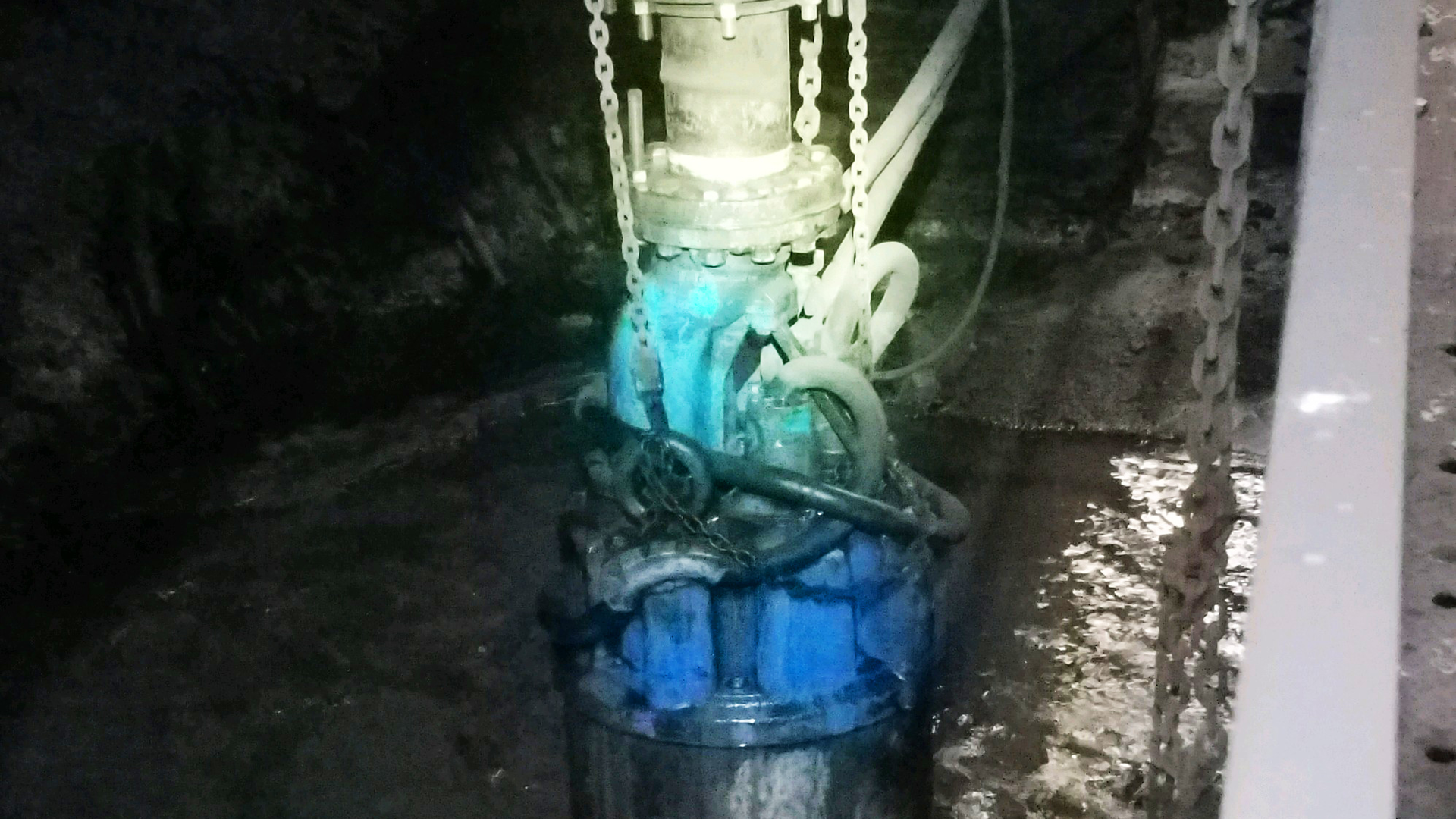 Designed to withstand high pressures when used at great depths, such as in deep well draining, the LH 3-phase high-head pumps feature a cast iron casing and motor frame, a stainless-steel shaft, and an impeller made from a chromium iron casting. Photo courtesy of Tsurumi Pumps.