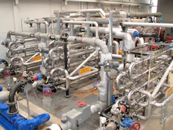 HRS DTI Series tubular heat exchangers used for wastewater treatment. HRS DTI Series tubular heat exchangers used for wastewater treatment.