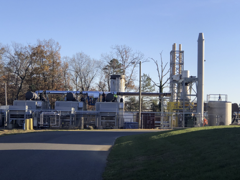 Heartland ROVAP&trade; system operating at the Solid Waste Complex in Cumberland County, NJ.