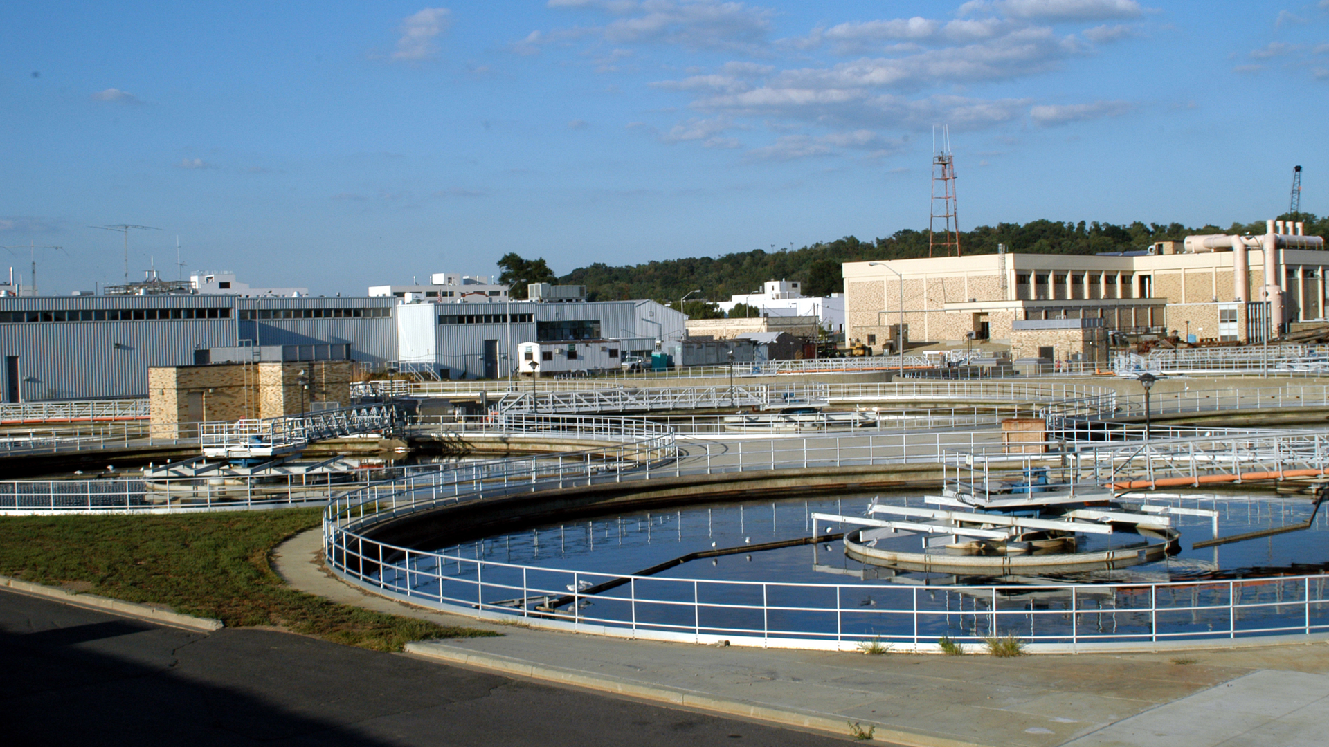 Moisture and chemicals found in treatment plants severely attack metal, as does the interaction of components of sewage that produce secondary chemicals.