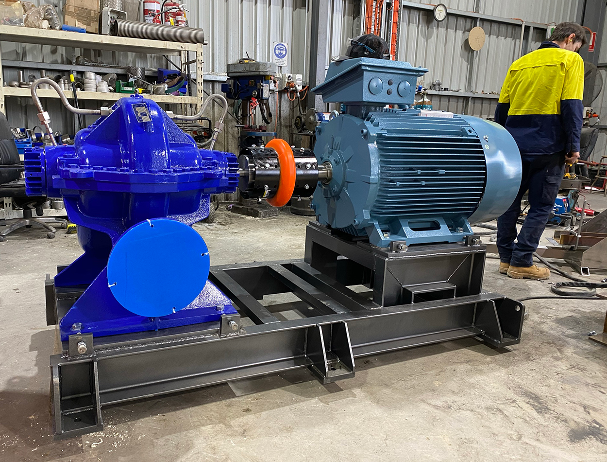 The Sulzer axial split case pump delivered a 3-5% efficiency improvement over competitors.