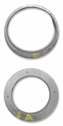 Figure 3a. Photo of tube-wall thinning caused by single-phase FAC. Source: Reference 1 Figure 3a. Photo of tube-wall thinning caused by single-phase FAC. Source: Reference 1
