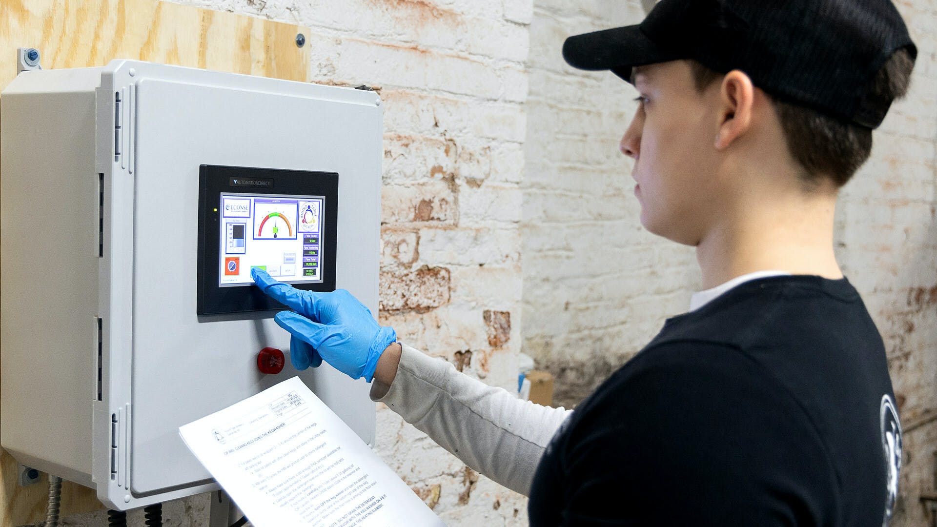 Econse wasterwater treatment system at Round Table Brewery.