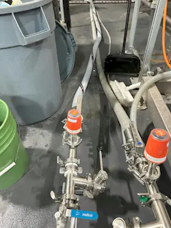 Closeup of BrewOps DO monitoring oxygen and temperature levels post CIP. Closeup of BrewOps DO monitoring oxygen and temperature levels post CIP.