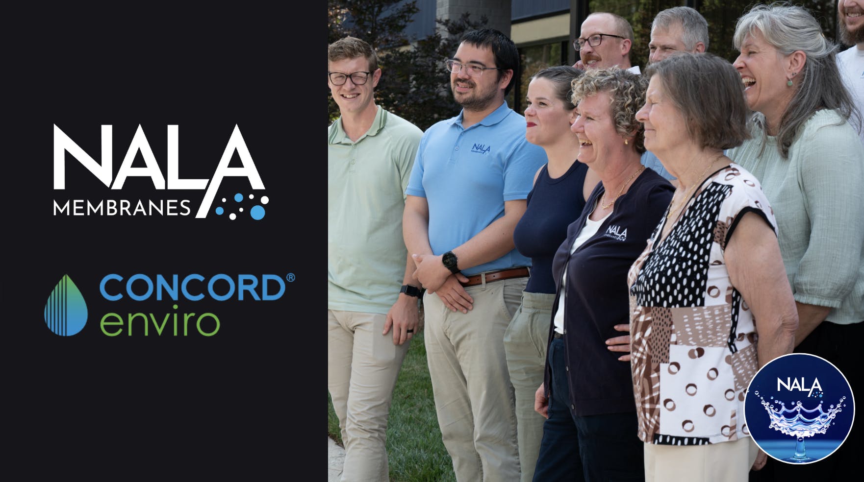 NALA Membranes and Concord Partner to Advance Zero Liquid Discharge Solutions Pilot tests show NALA&rsquo;s chlorine-tolerant membranes outperform competitors in treating complex industrial wastewater streams.
