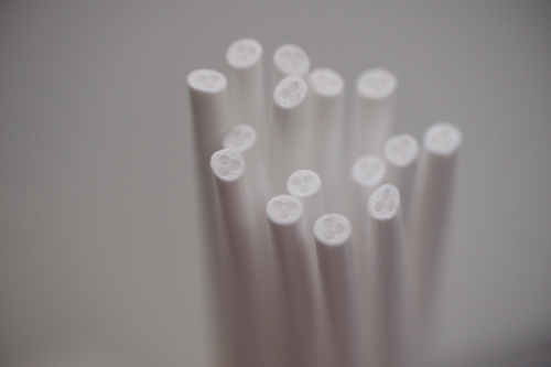 Close Up Of Tribore Fibres Web