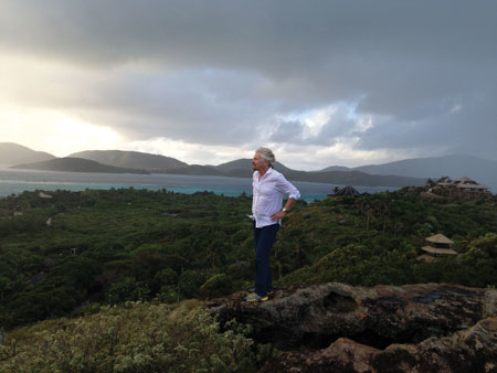 Richard Branson On Necker Island