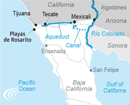 Proposed location of the new desalination plant. Courtesy: NSC Agua.