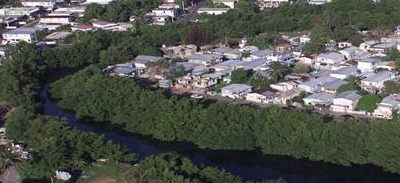 The Ca&ntilde;o Mart&iacute;n Pe&ntilde;a community. Photo: US EPA.