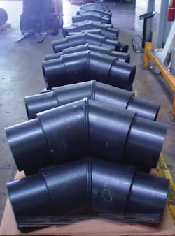 1701wwft5 P03 Poly Reinforced 45 Elbows 1701wwft5 P03 Poly Reinforced 45 Elbows