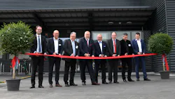 Dedication ceremony: Mirko Lehmann (CEO Innovative Sensor Technology IST AG), Peter Anderegg (CFO Innovative Sensor Technology IST AG), Christian Spoerlé (President of the commune of Ebnat-Kappel), Matthias Altendorf (CEO Endress+Hauser Group), Klaus Endress (Supervisory Board President Endress+Hauser Group), Bruno Damann (St Gallen State Councilor), Philipp Buchs (architect) and Jörn Lützen (COO Innovative Sensor Technology IST AG) officially open the expansion of the facilities of Innovative Sensor Technology IST AG. Dedication ceremony: Mirko Lehmann (CEO Innovative Sensor Technology IST AG), Peter Anderegg (CFO Innovative Sensor Technology IST AG), Christian Spoerlé (President of the commune of Ebnat-Kappel), Matthias Altendorf (CEO Endress+Hauser Group), Klaus Endress (Supervisory Board President Endress+Hauser Group), Bruno Damann (St Gallen State Councilor), Philipp Buchs (architect) and Jörn Lützen (COO Innovative Sensor Technology IST AG) officially open the expansion of the facilities of Innovative Sensor Technology IST AG.