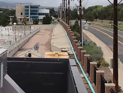 A perimeter curtain is set up to eliminate odors before they escape the facility. In most cases, these curtains are hooked up to a vapor phase unit with a wind direction sensor, which knows exactly when odor control is required for the surrounding neighbors. A perimeter curtain is set up to eliminate odors before they escape the facility. In most cases, these curtains are hooked up to a vapor phase unit with a wind direction sensor, which knows exactly when odor control is required for the surrounding neighbors.
