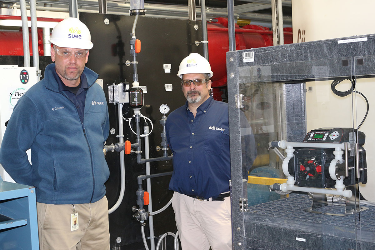 SUEZ Water South Jersey employs Blue-White&rsquo;s Pro-Series-M&circledR; MD-3 Dual Diaphragm Metering Pumps, which can be used successfully in high-pressure applications.