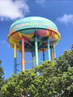 This year’s winning project was the intricate, colorful restoration of an elevated water tank serving Fort Lauderdale, Fla. This year’s winning project was the intricate, colorful restoration of an elevated water tank serving Fort Lauderdale, Fla.